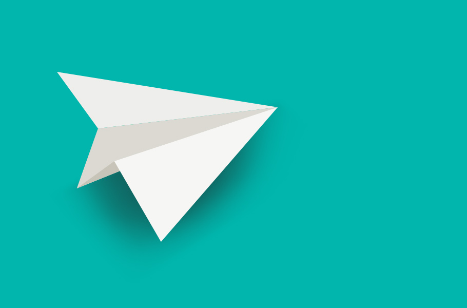 Origami airplane
