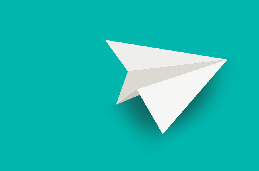 Origami airplane