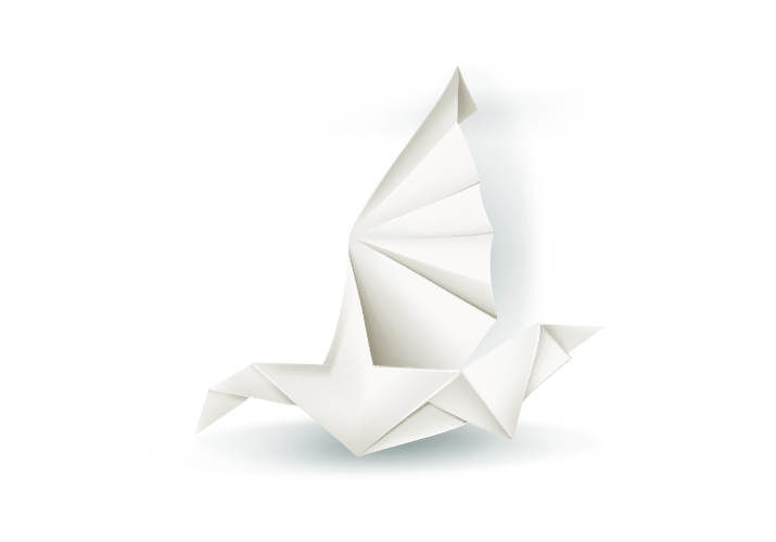 Origami bird
