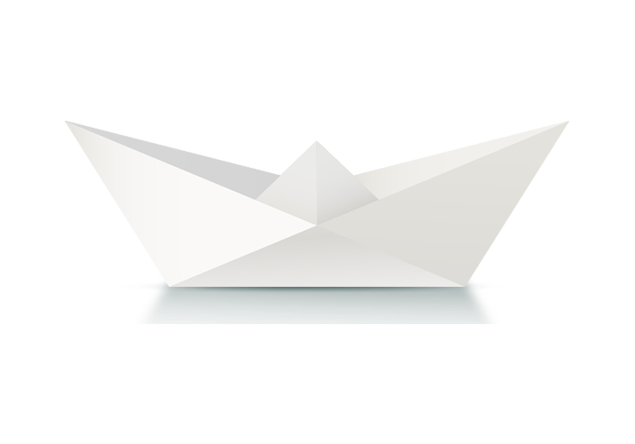Origami boat